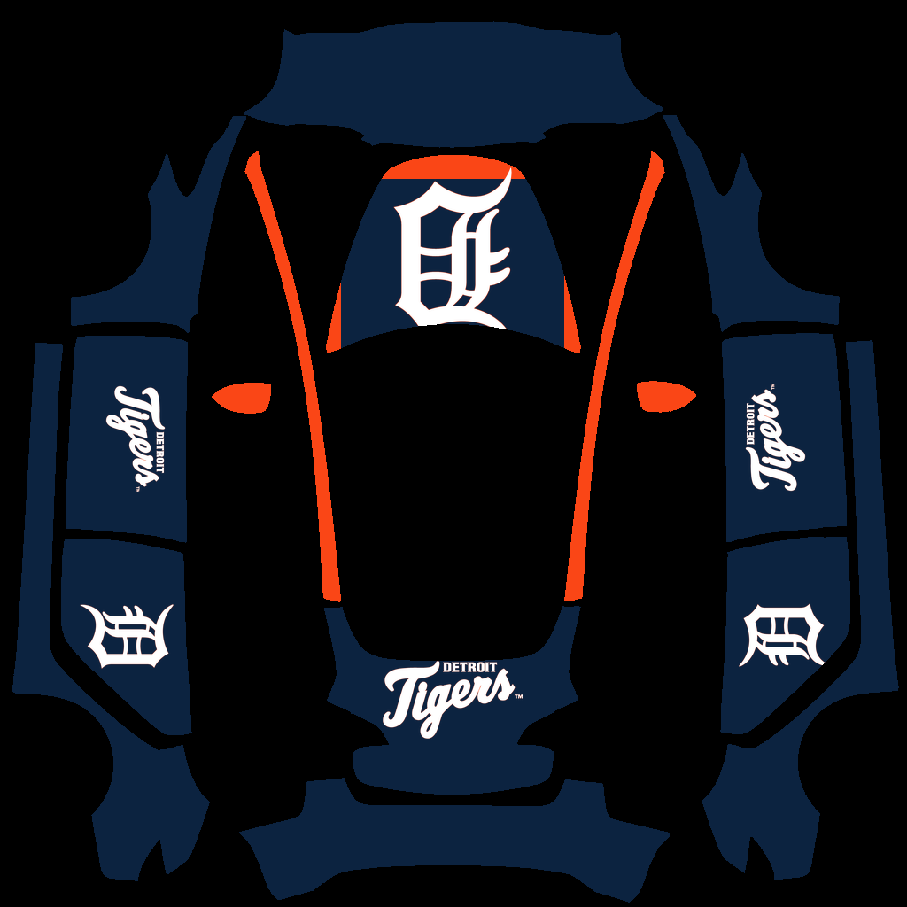 Detroit Tigers Paint Shop wrap