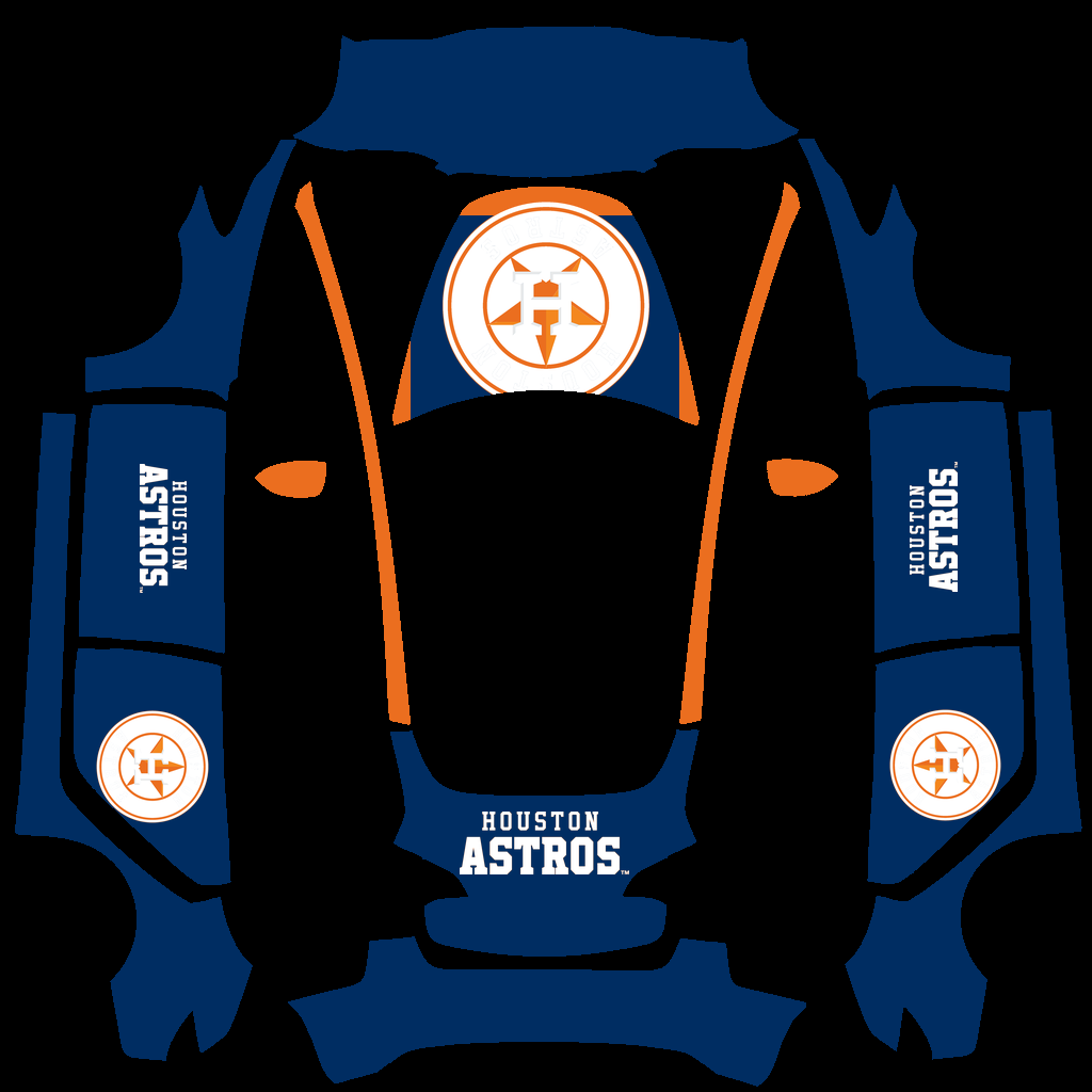 Houston Astros Paint Shop wrap