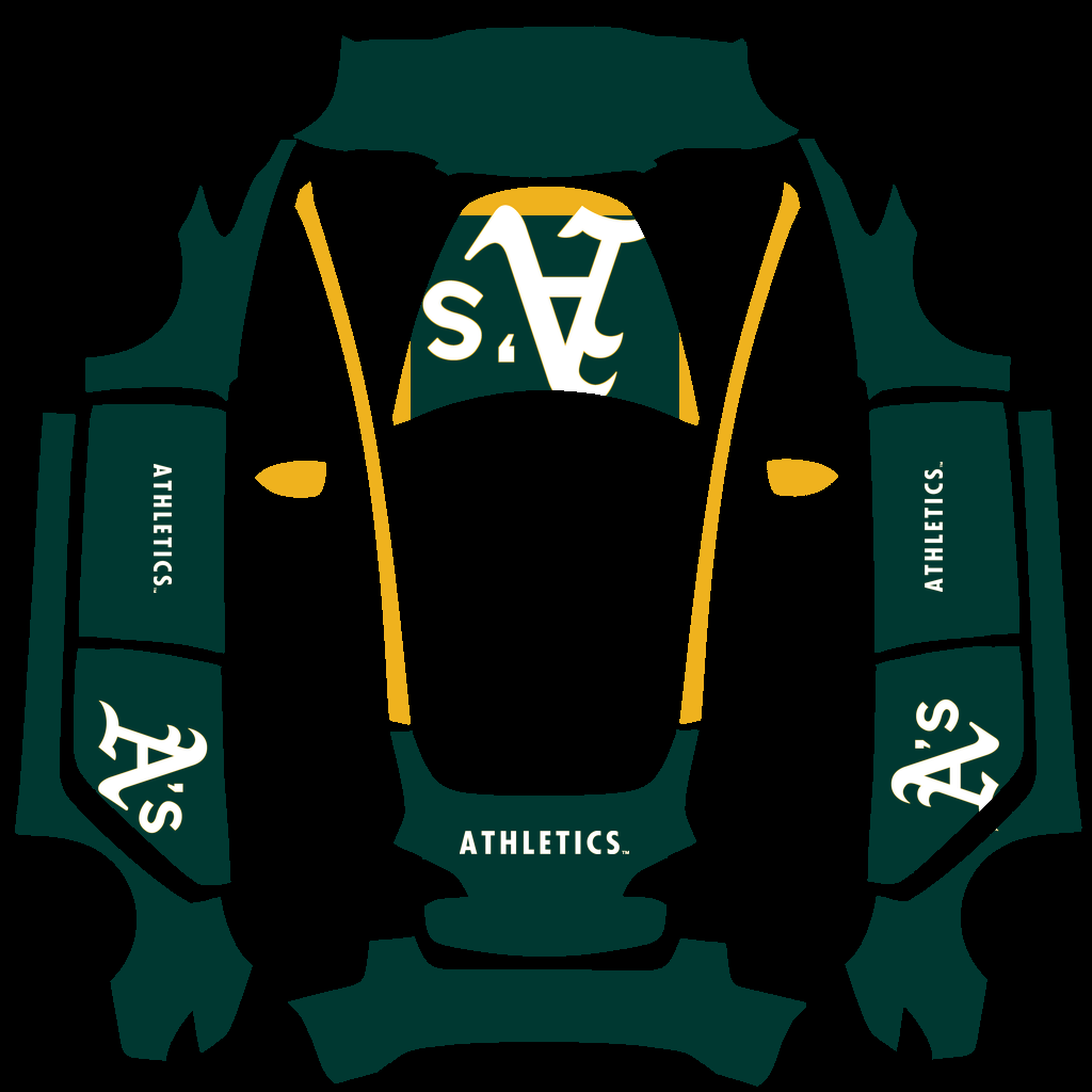 Oakland Athletics Paint Shop wrap