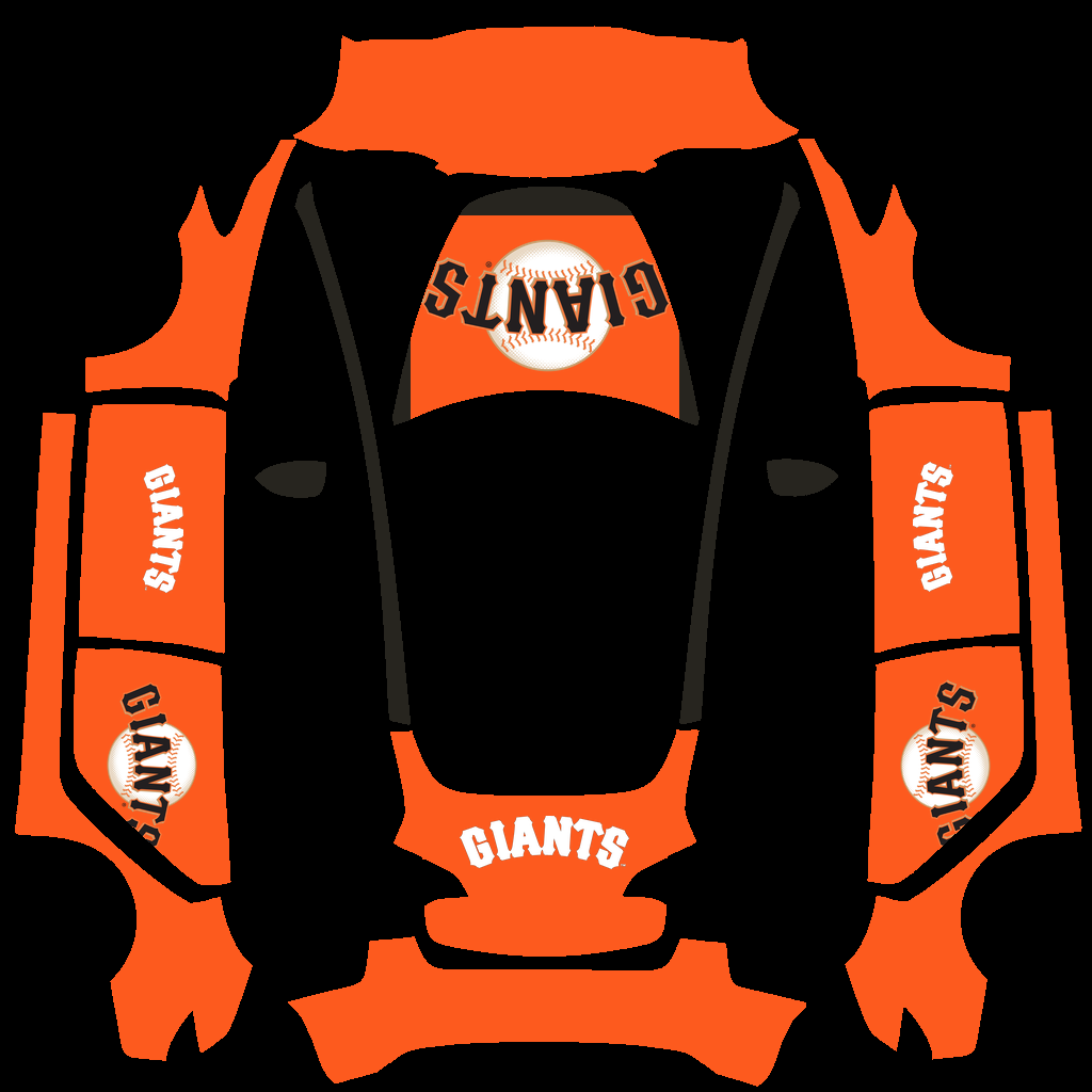 San Francisco Giants Paint Shop wrap