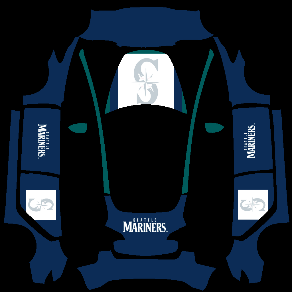 Seattle Mariners Paint Shop wrap