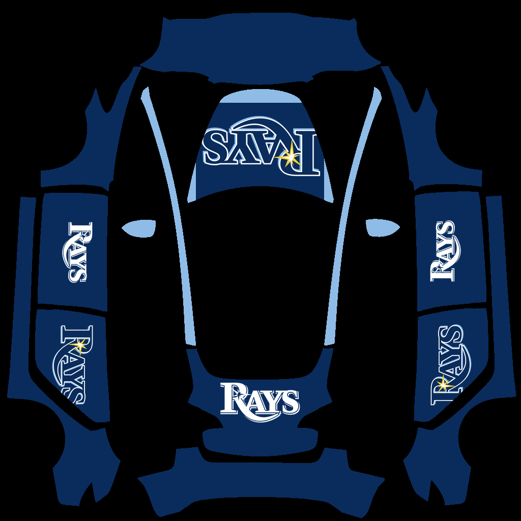 Tampa Bay Rays Paint Shop wrap