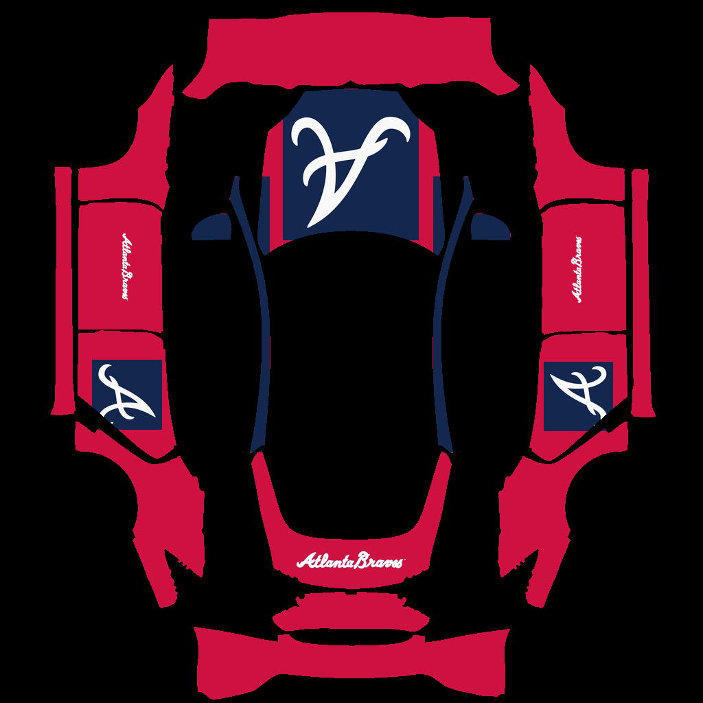 Atlanta Braves Paint Shop wrap