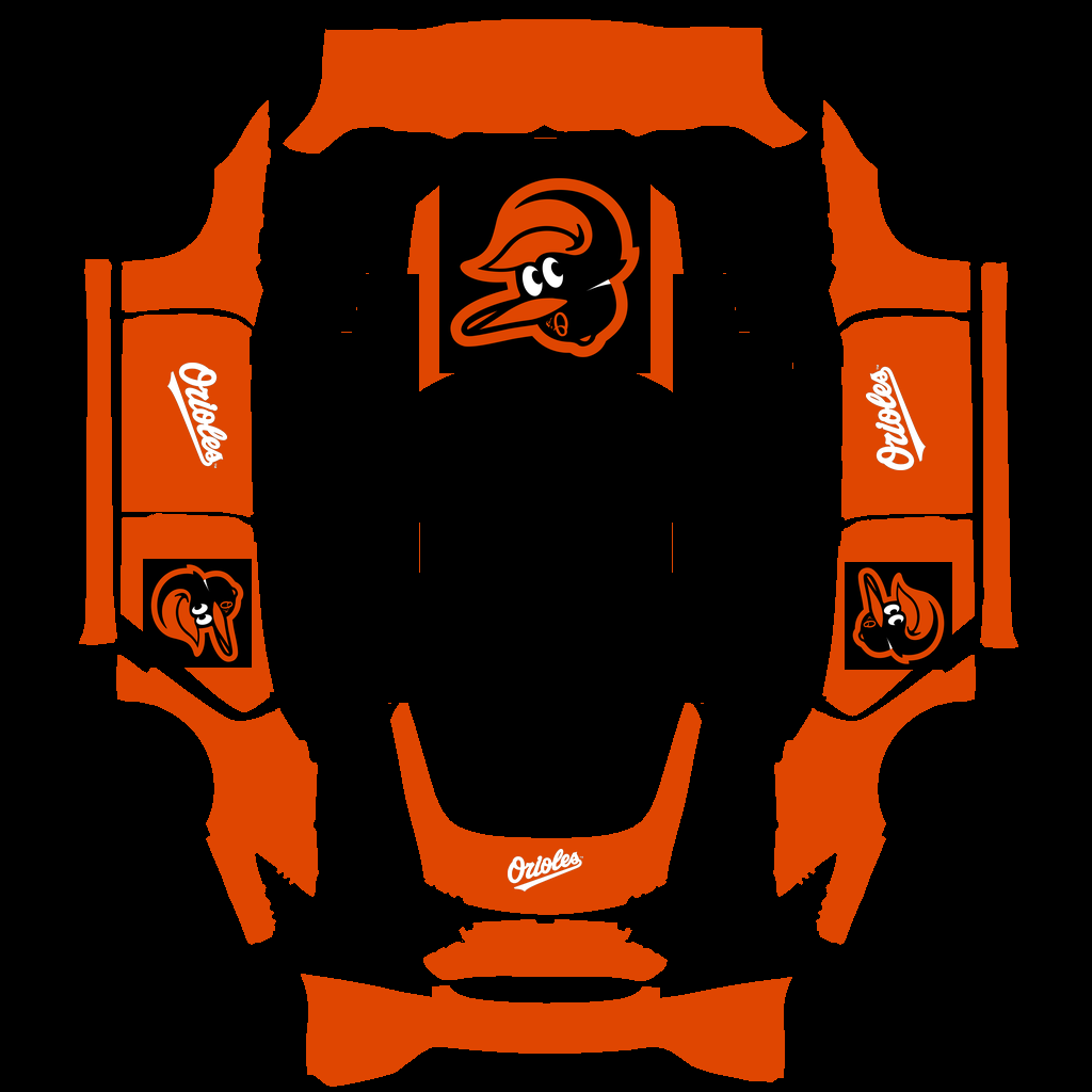 Baltimore Orioles Paint Shop wrap