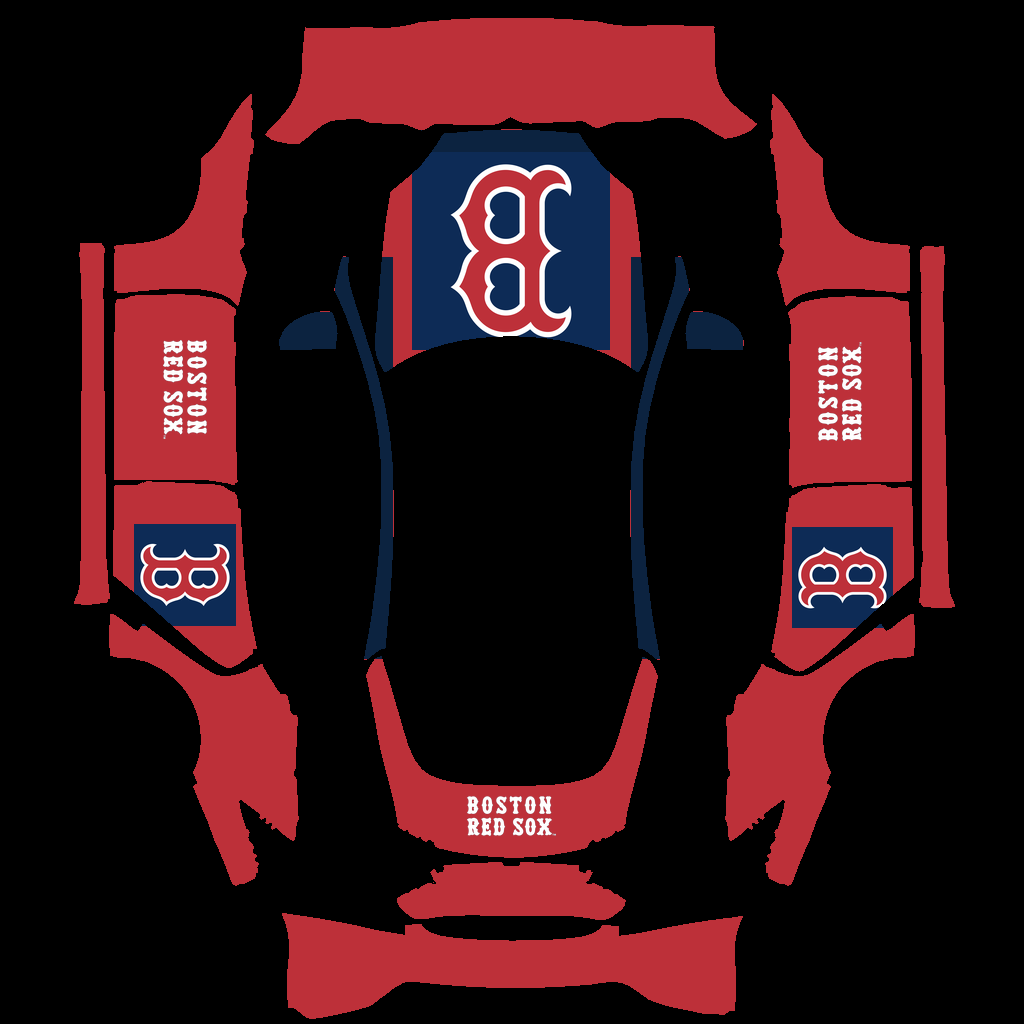 Boston Red Sox Paint Shop wrap