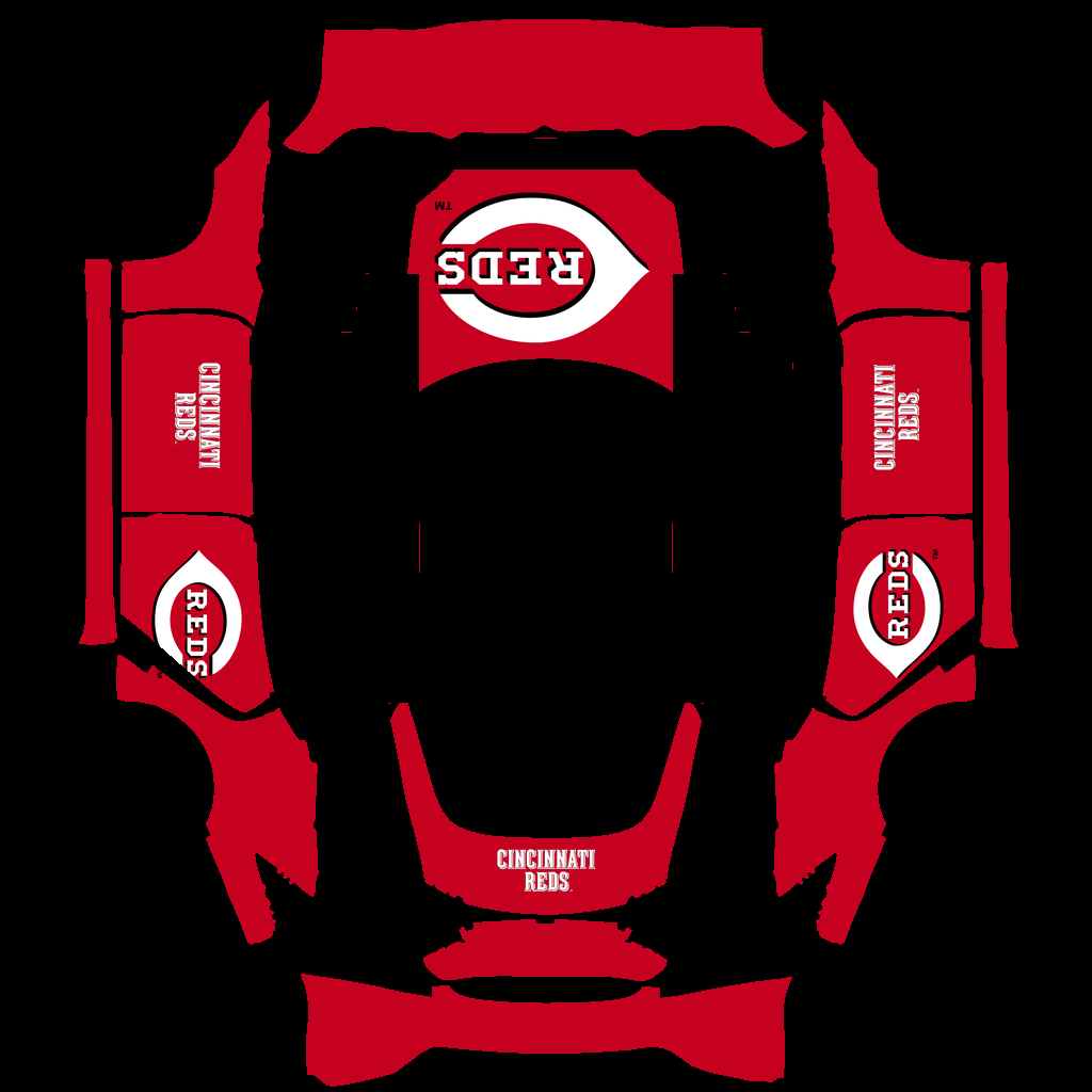 Cincinnati Reds Paint Shop wrap