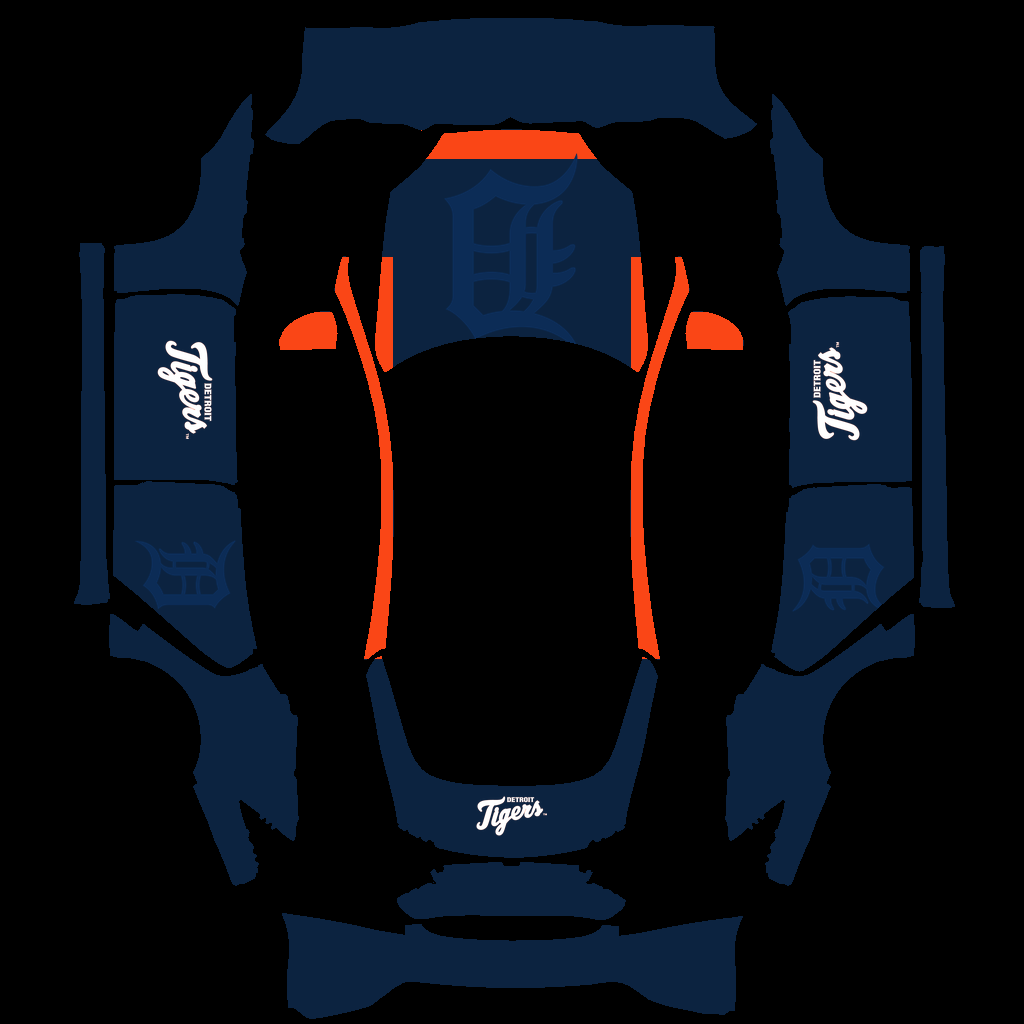 Detroit Tigers Paint Shop wrap
