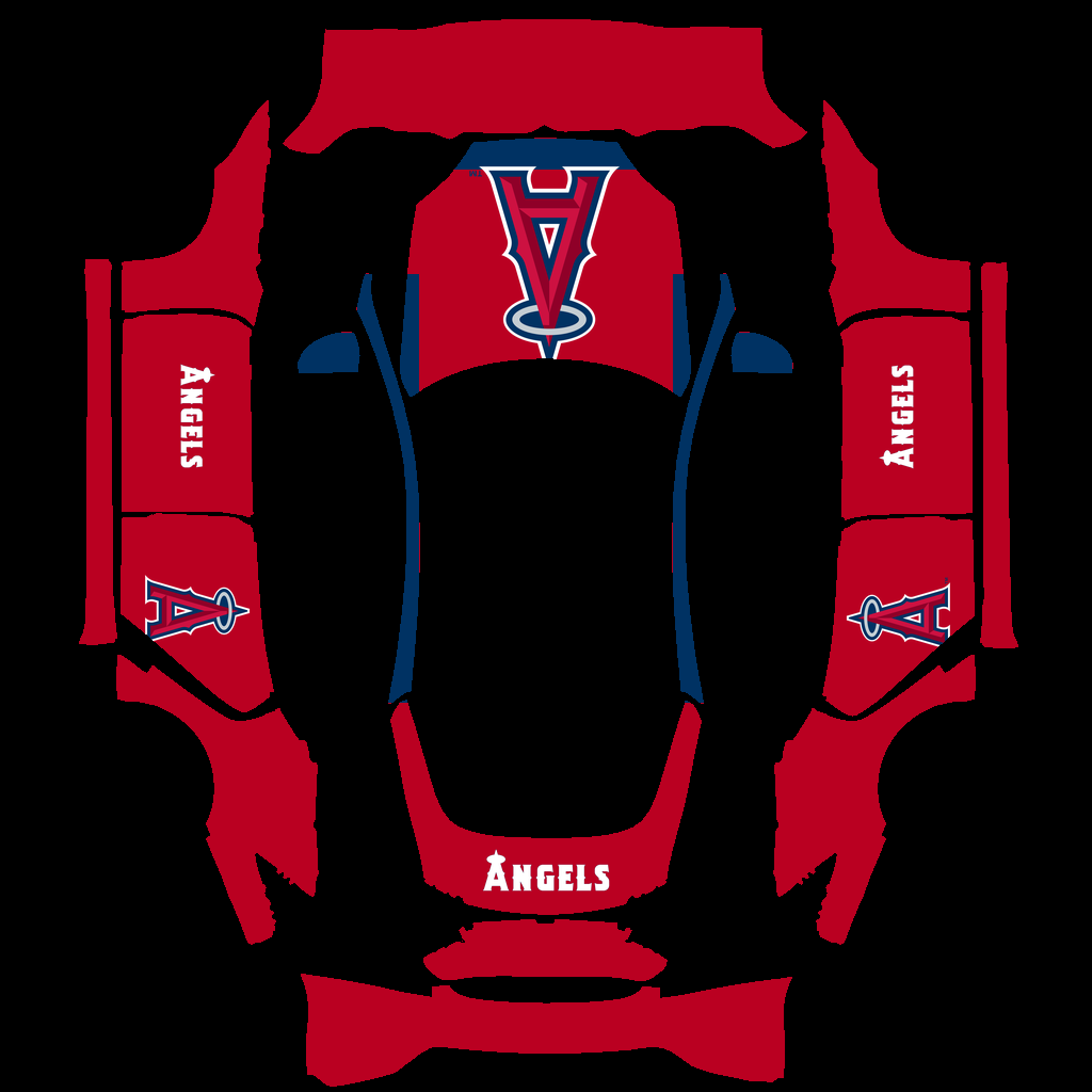 Los Angeles Angels Paint Shop wrap