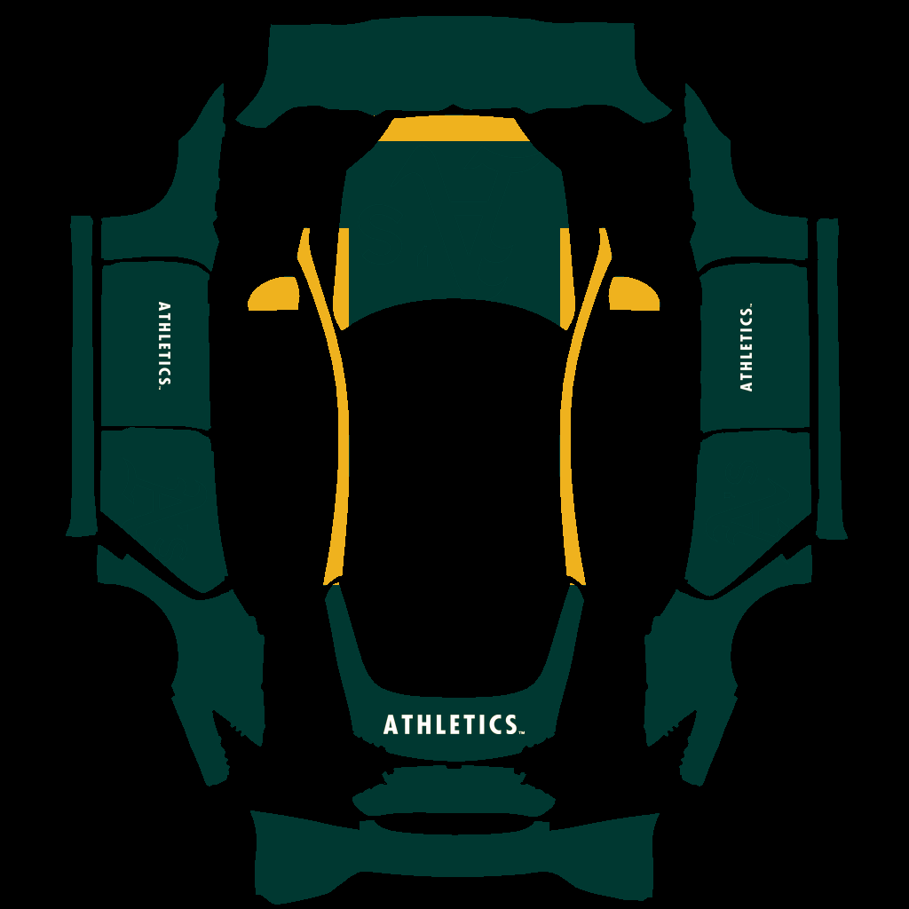 Oakland Athletics Paint Shop wrap