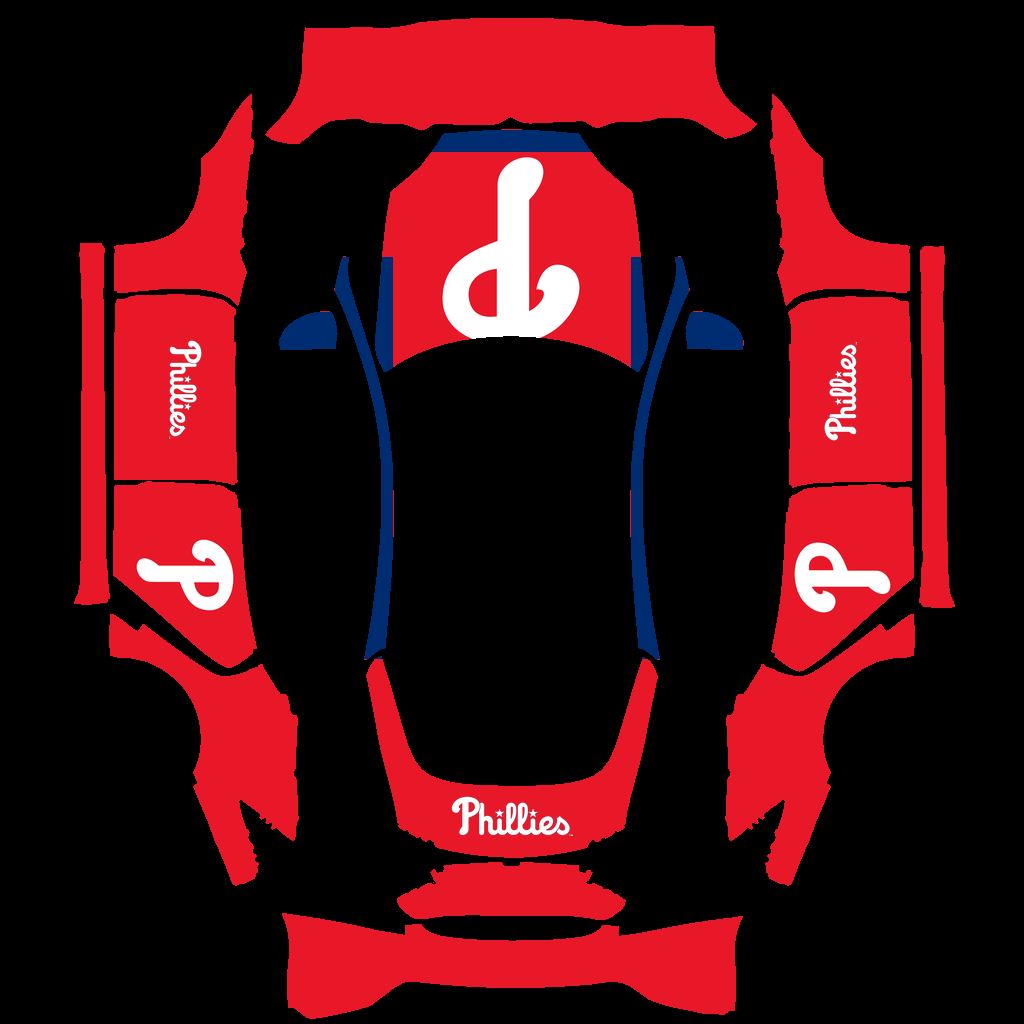 Philadelphia Phillies Paint Shop wrap