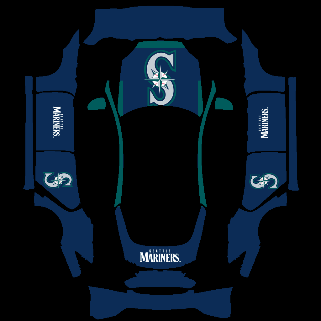 Seattle Mariners Paint Shop wrap