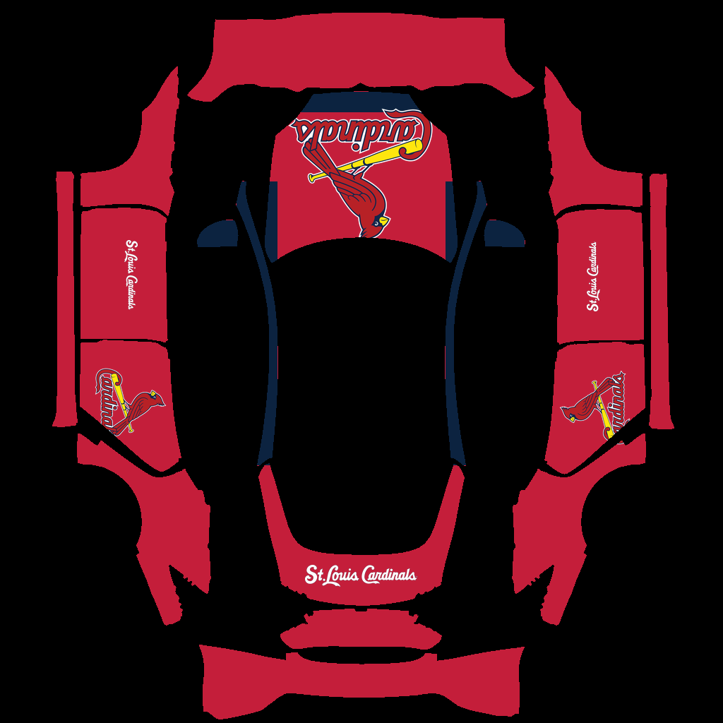 St. Louis Cardinals Paint Shop wrap