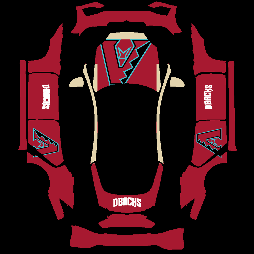 Arizona Diamondbacks Paint Shop wrap