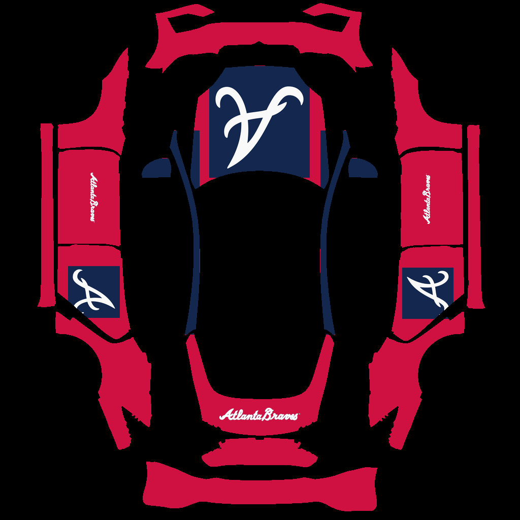 Atlanta Braves Paint Shop wrap