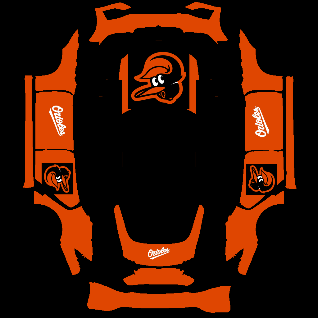 Baltimore Orioles Paint Shop wrap