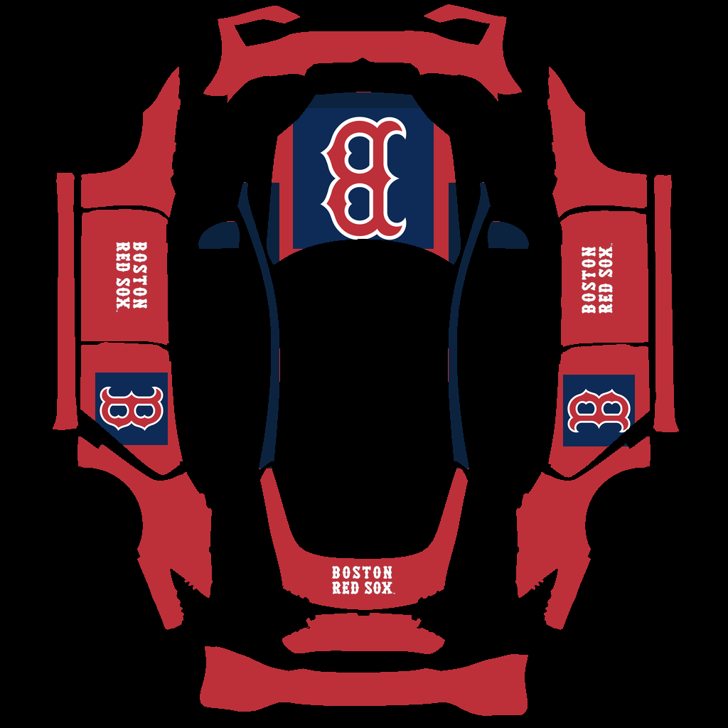 Boston Red Sox Paint Shop wrap