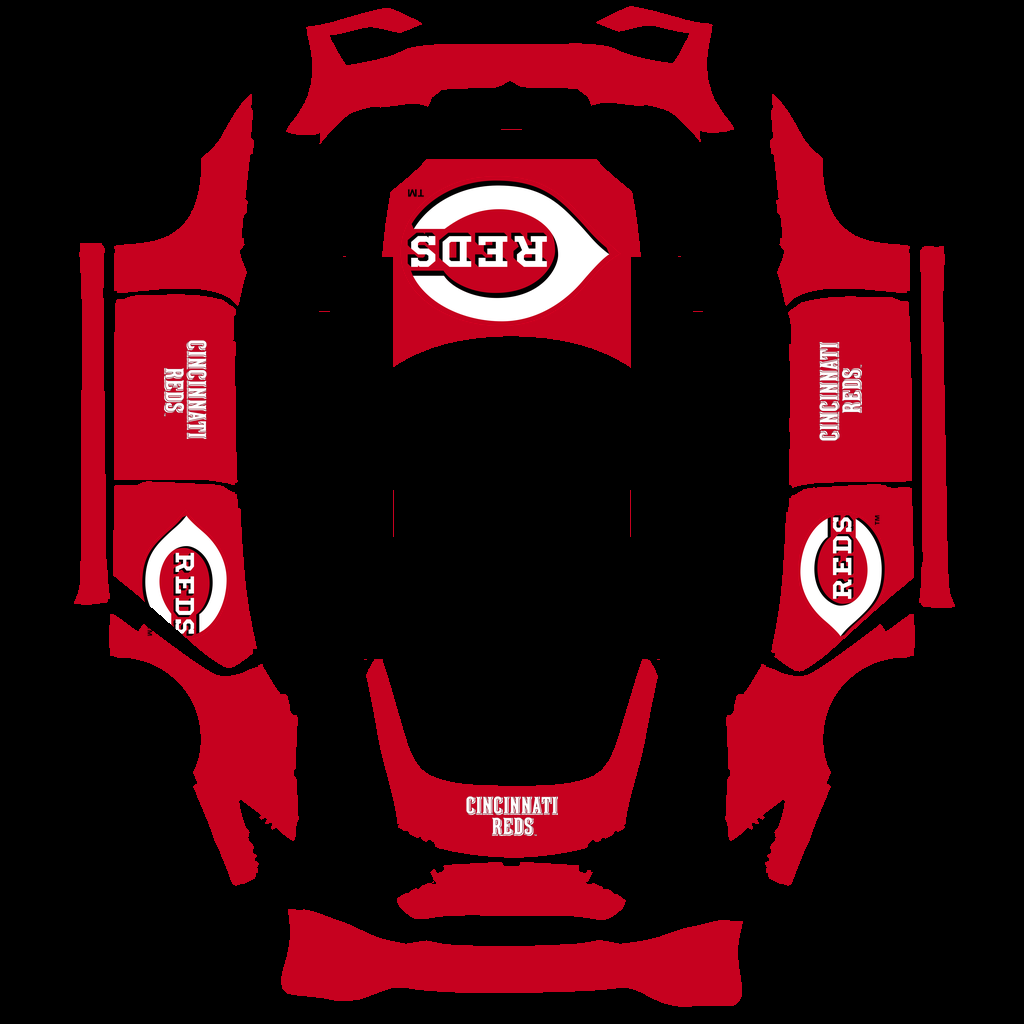 Cincinnati Reds Paint Shop wrap