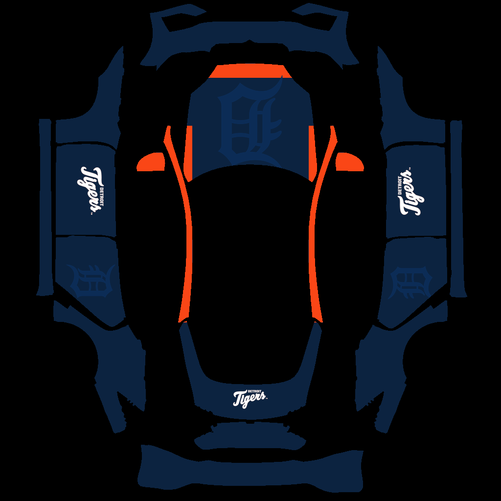 Detroit Tigers Paint Shop wrap