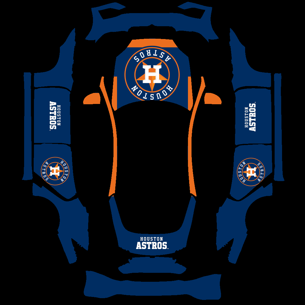 Houston Astros Paint Shop wrap