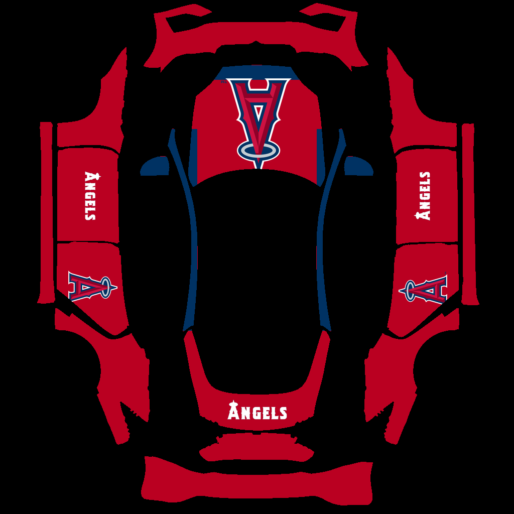 Los Angeles Angels Paint Shop wrap