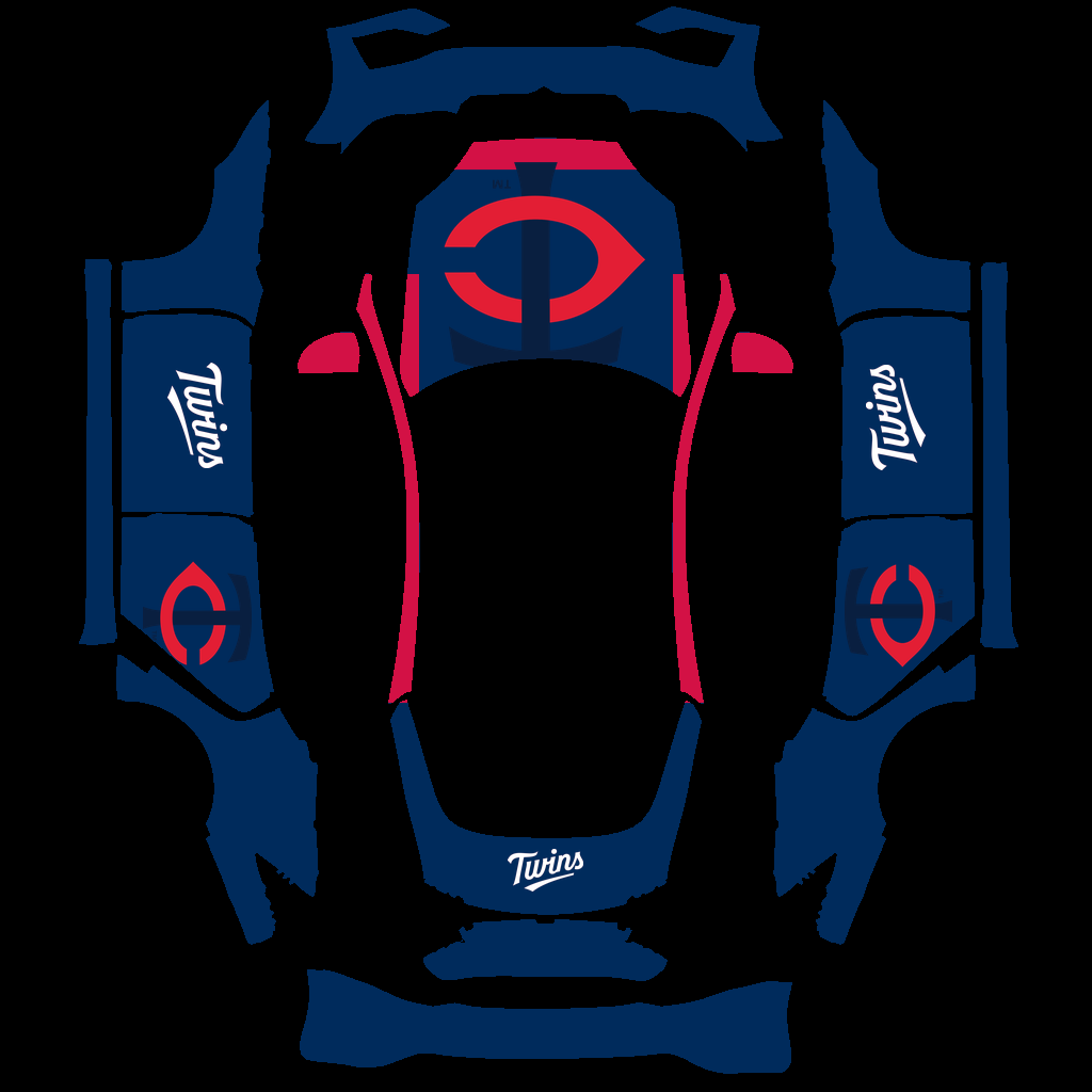 Minnesota Twins Paint Shop wrap