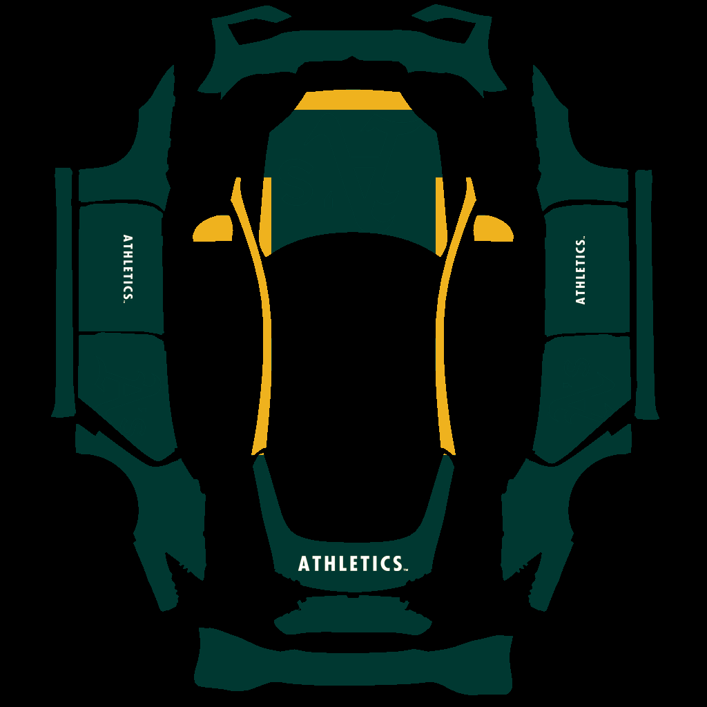 Oakland Athletics Paint Shop wrap