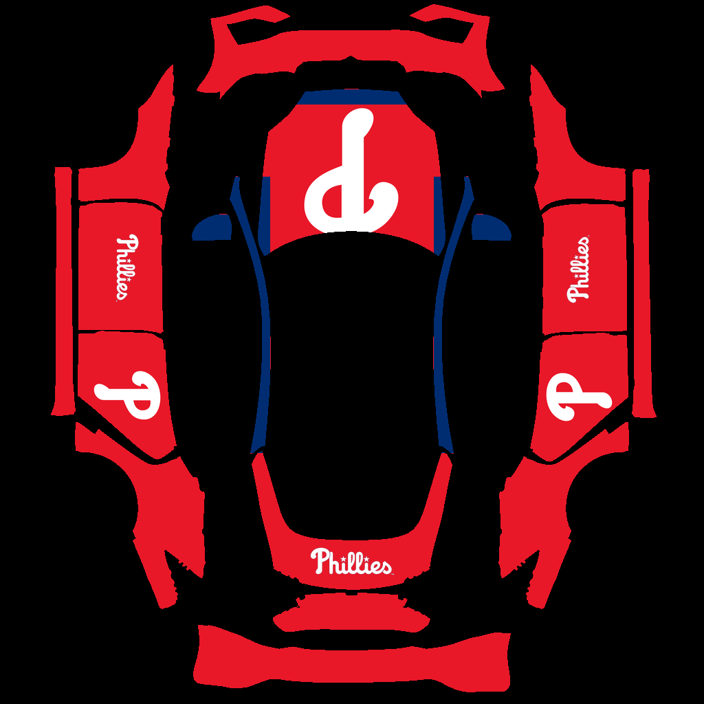 Philadelphia Phillies Paint Shop wrap