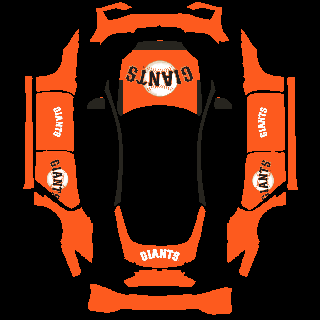San Francisco Giants Paint Shop wrap