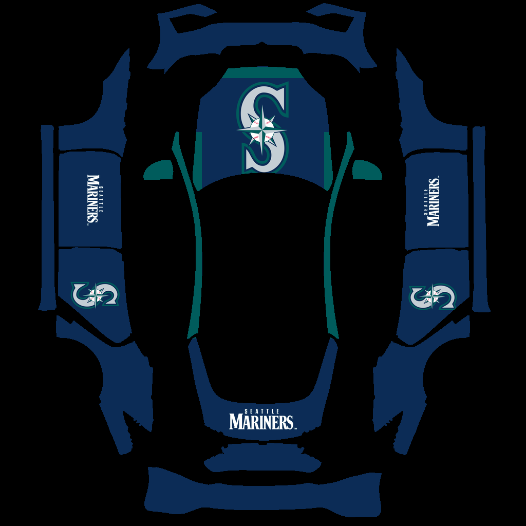 Seattle Mariners Paint Shop wrap
