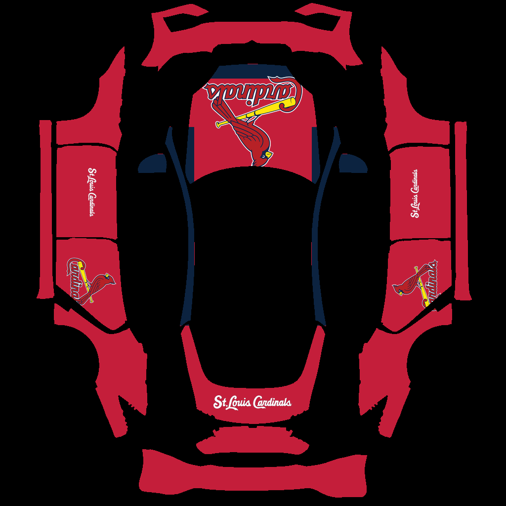 St. Louis Cardinals Paint Shop wrap
