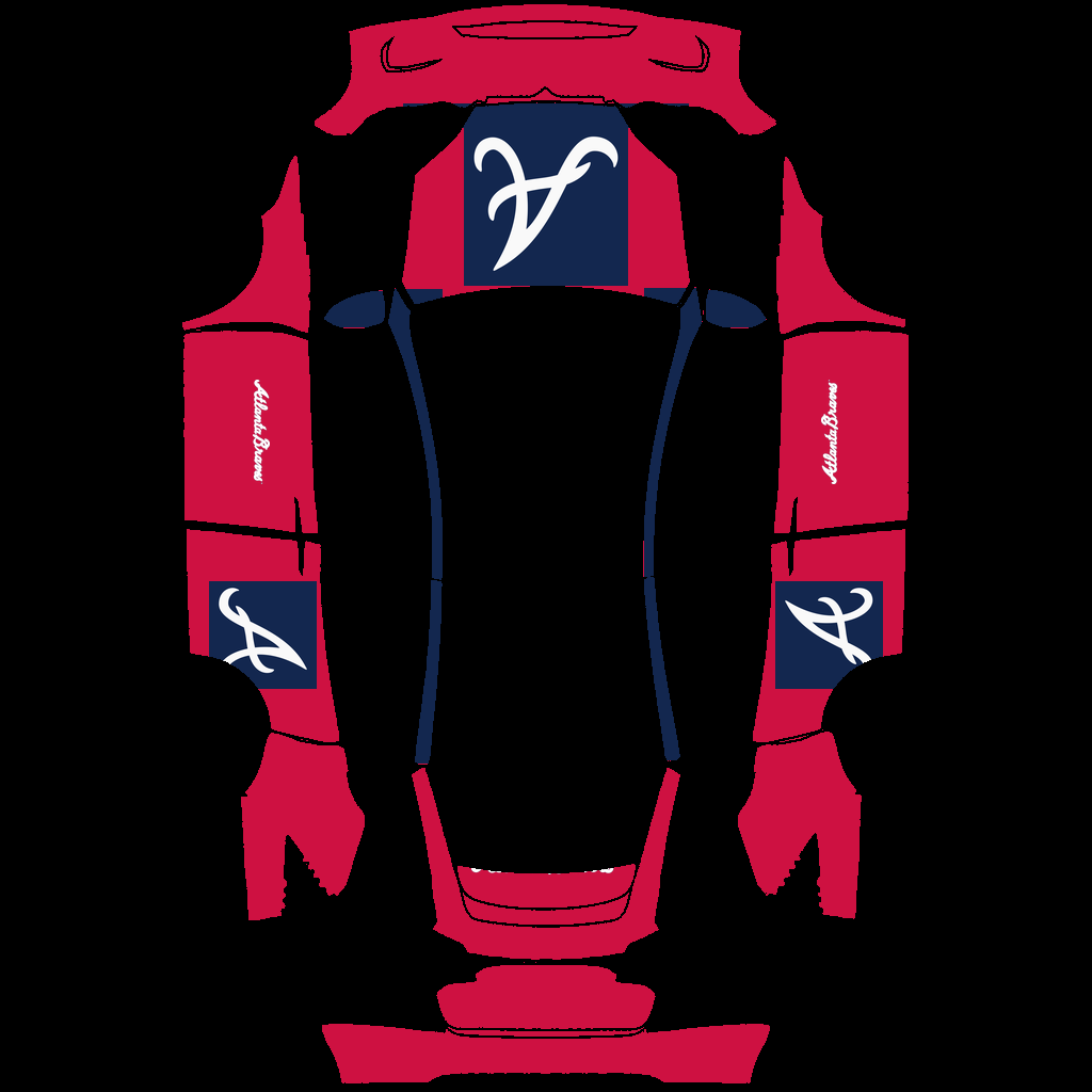 Atlanta Braves Paint Shop wrap