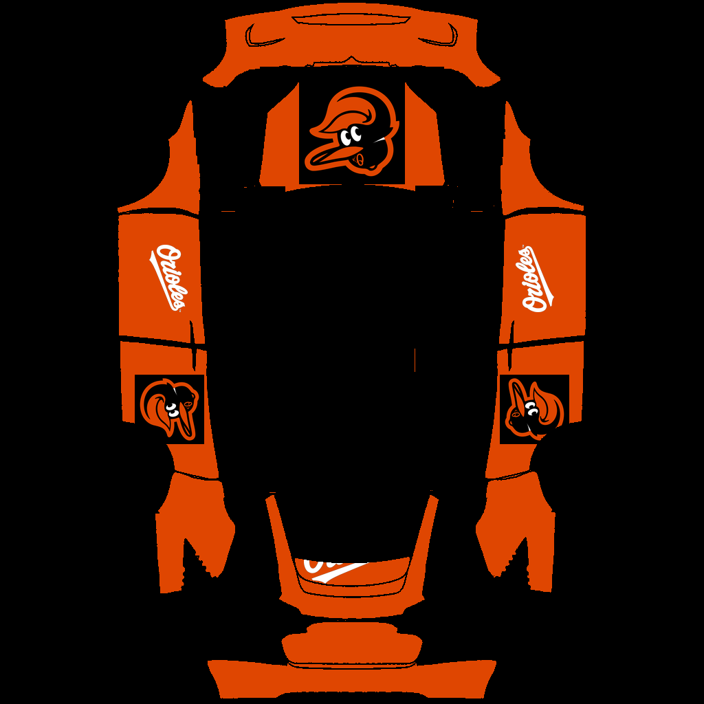 Baltimore Orioles Paint Shop wrap