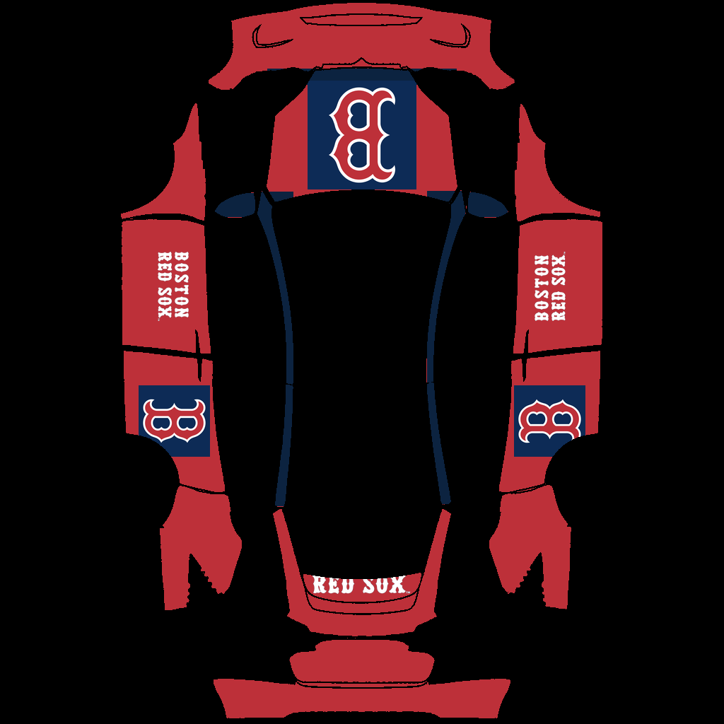 Boston Red Sox Paint Shop wrap