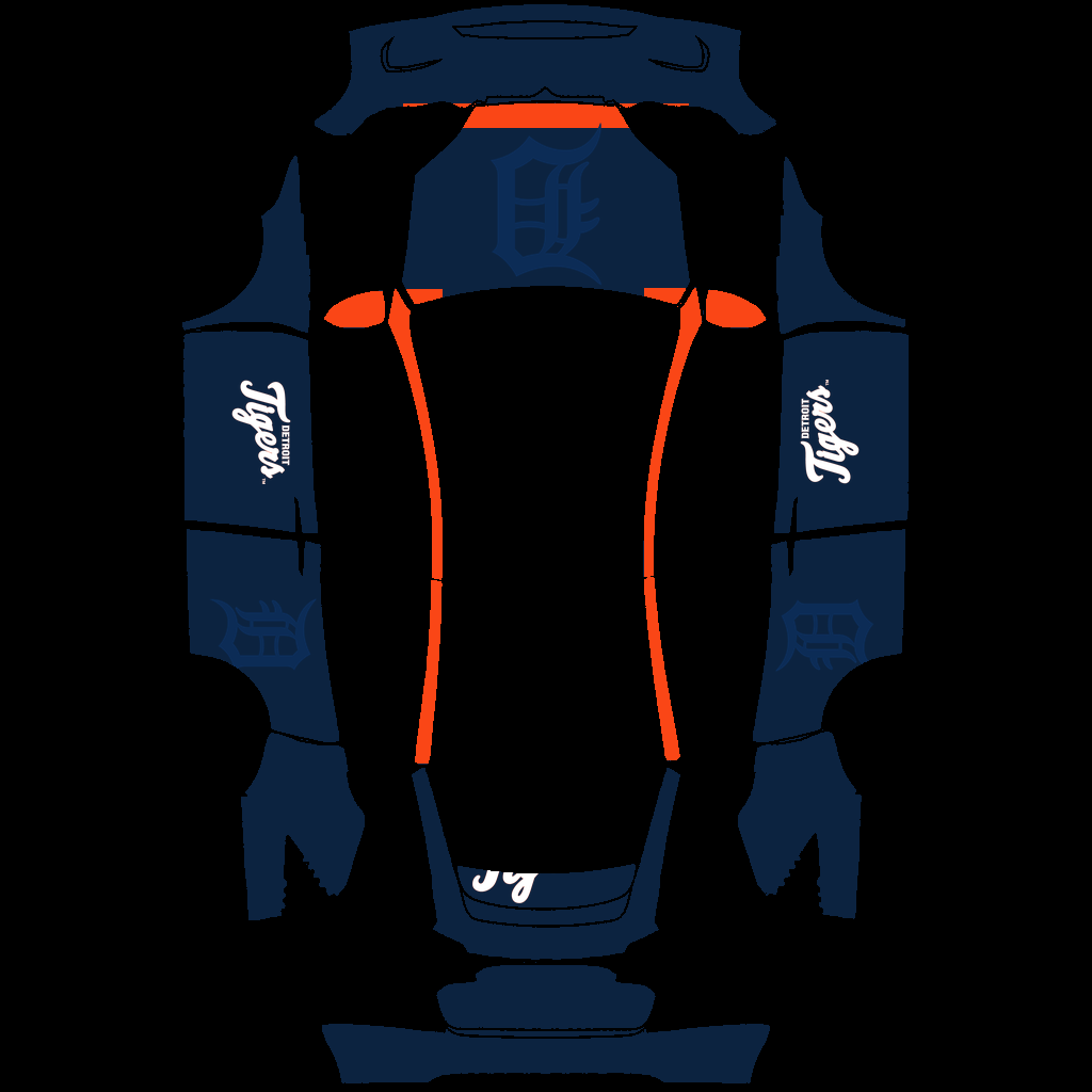 Detroit Tigers Paint Shop wrap