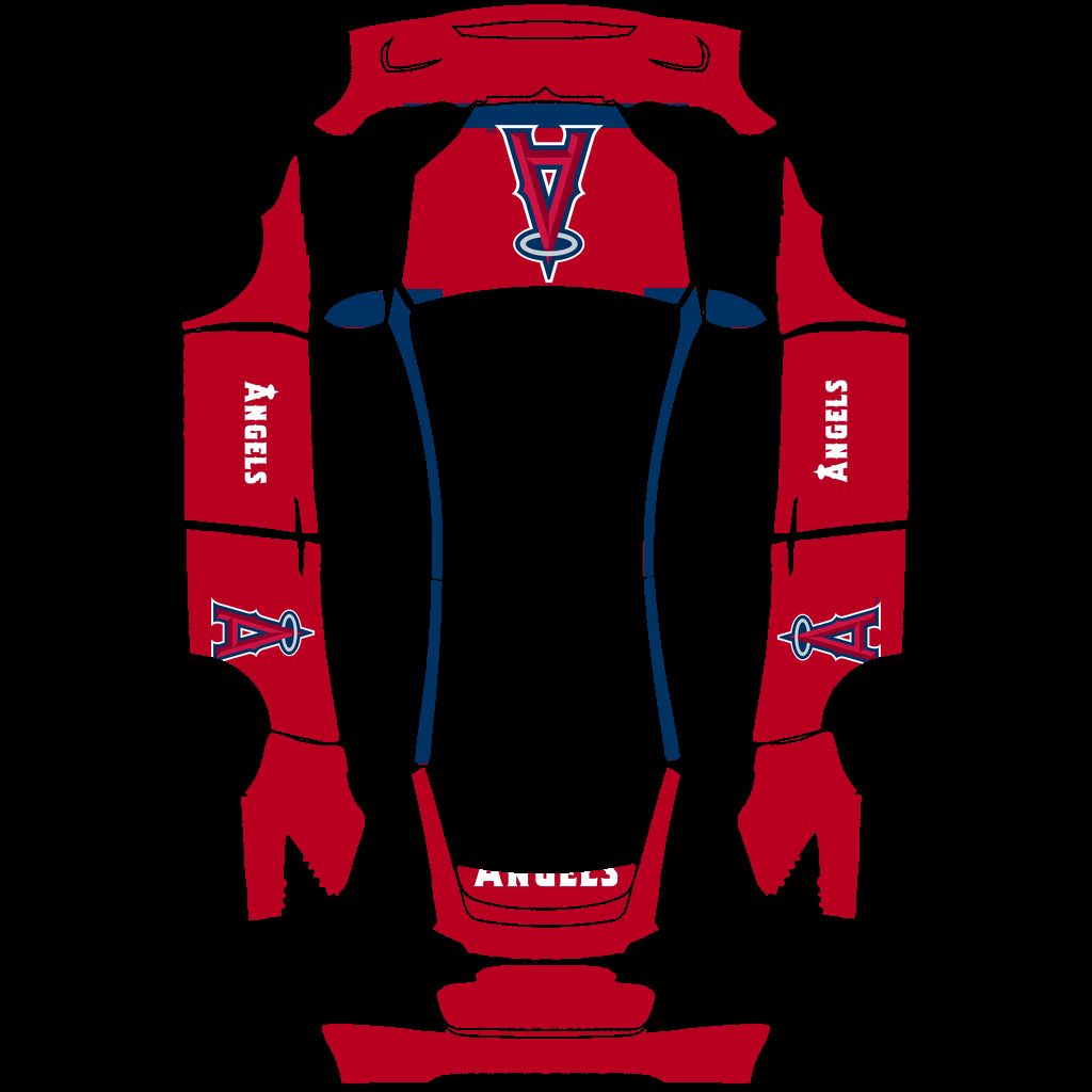 Los Angeles Angels Paint Shop wrap