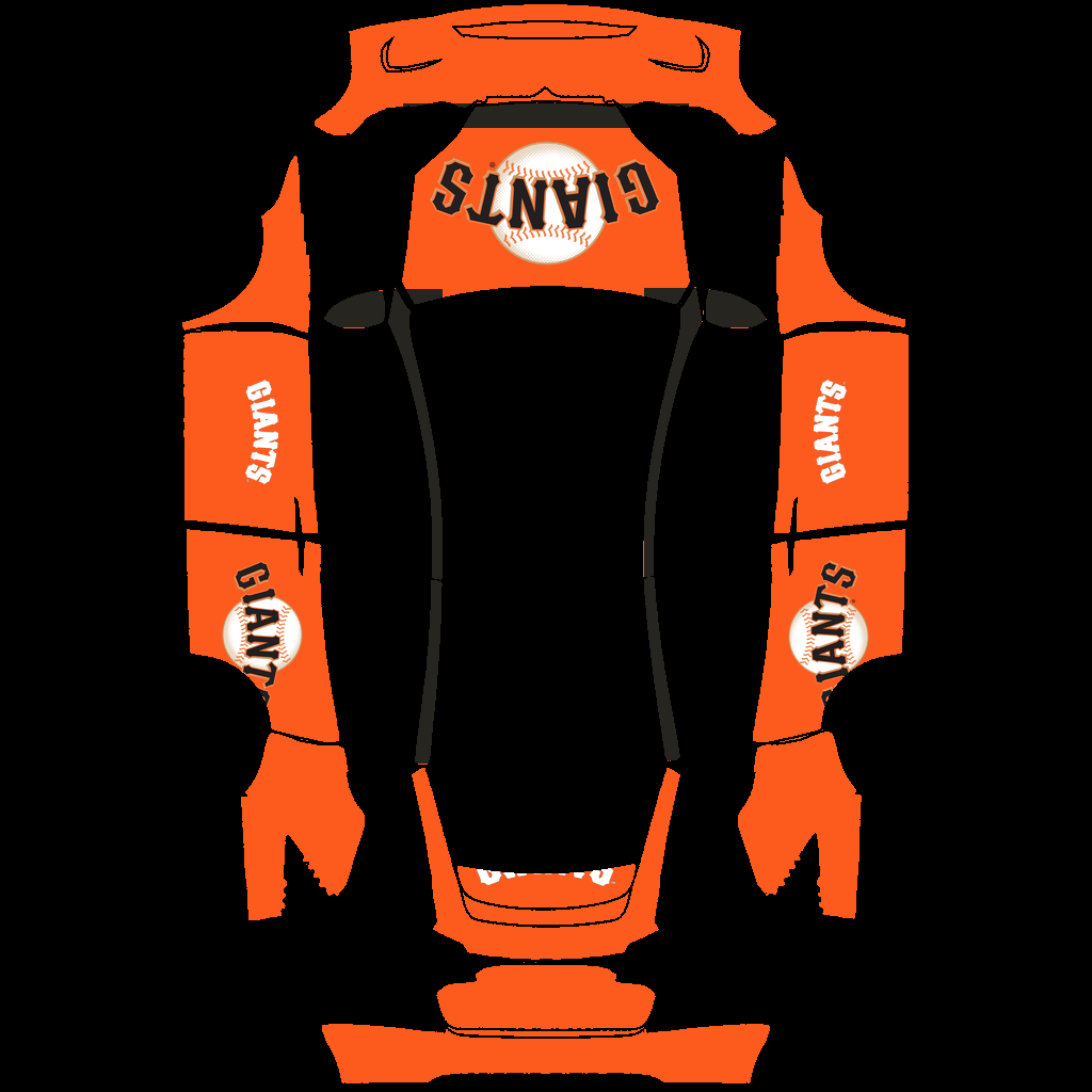 San Francisco Giants Paint Shop wrap