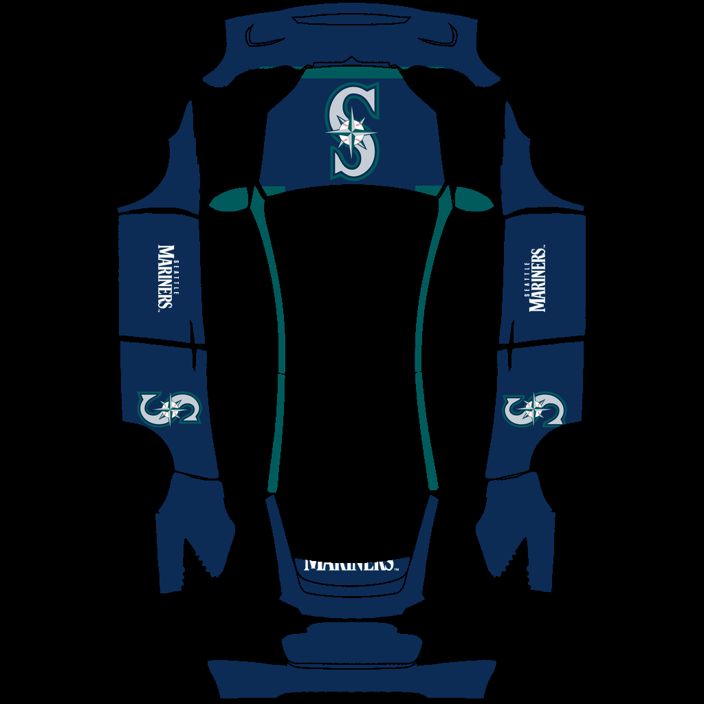 Seattle Mariners Paint Shop wrap