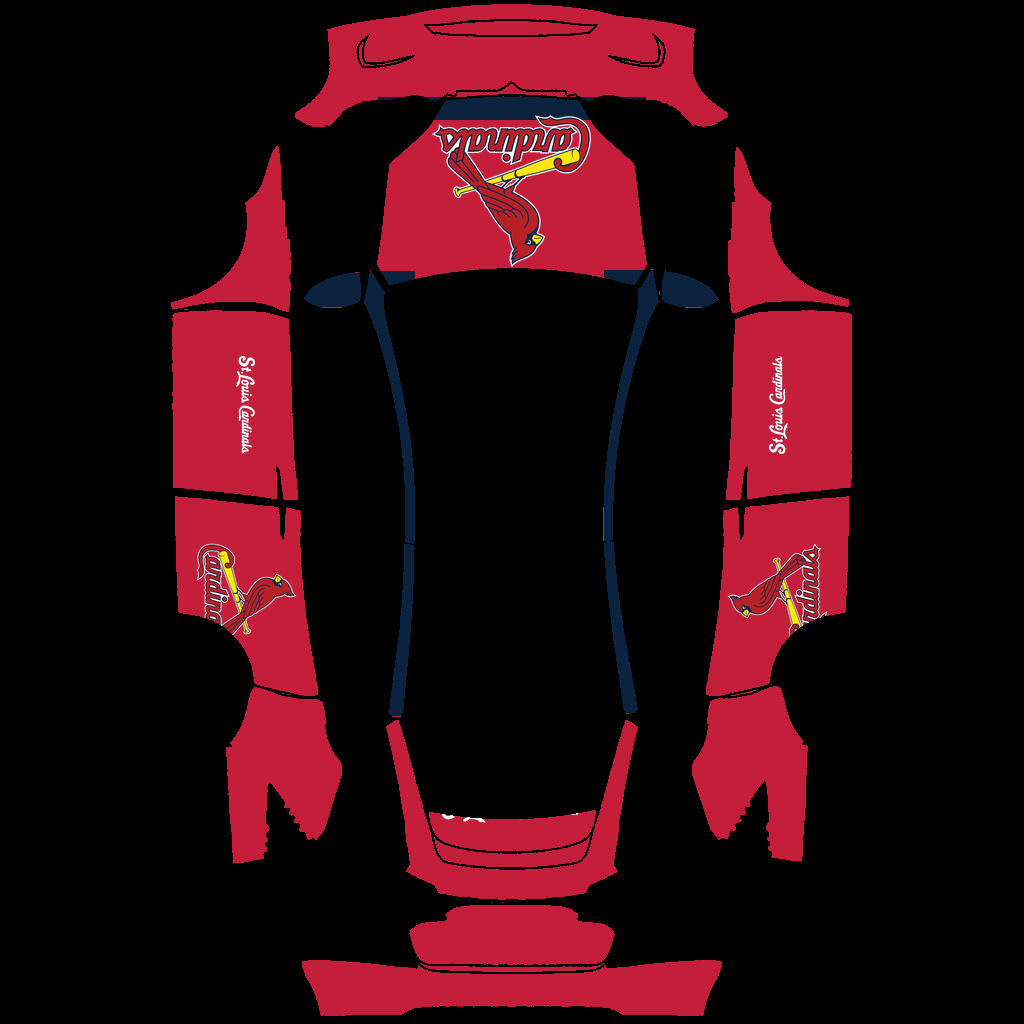 St. Louis Cardinals Paint Shop wrap