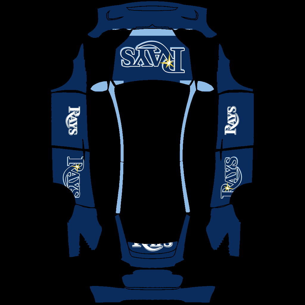 Tampa Bay Rays Paint Shop wrap