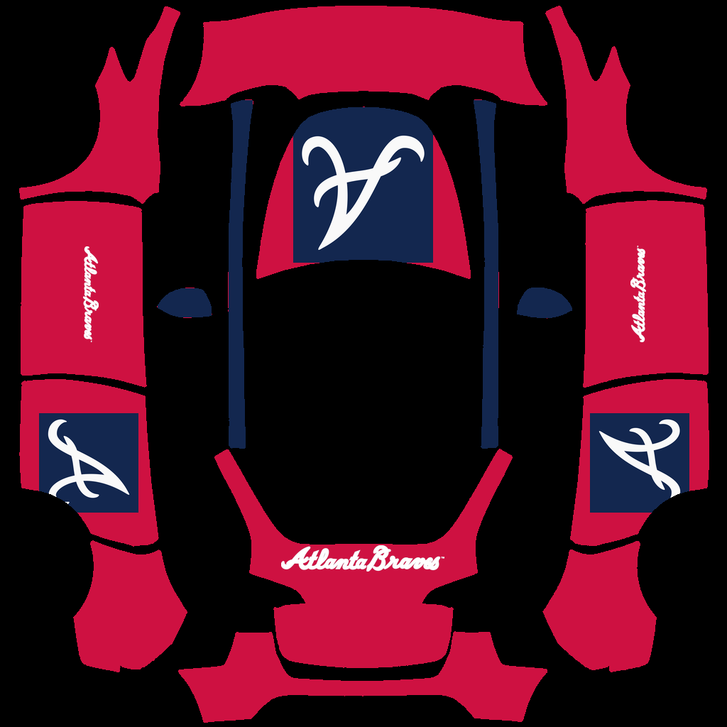 Atlanta Braves Paint Shop wrap