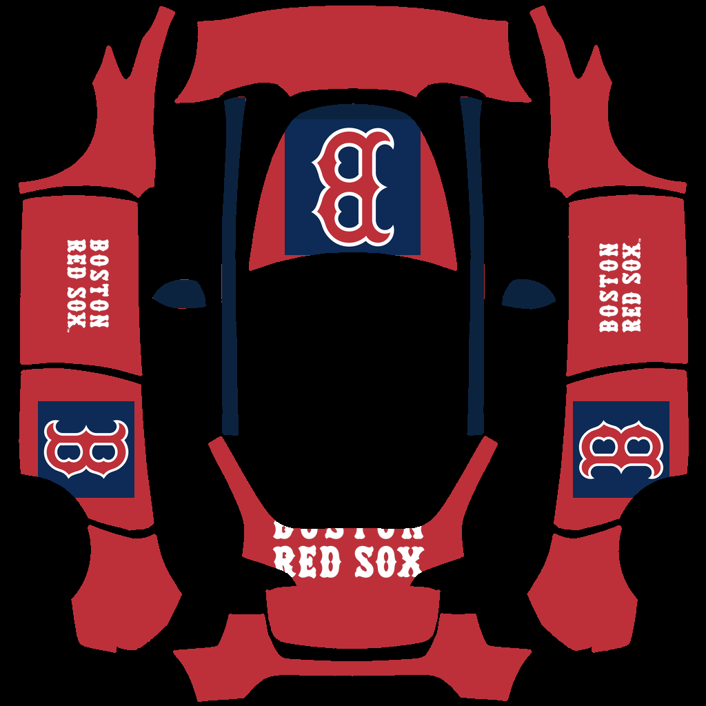 Boston Red Sox Paint Shop wrap