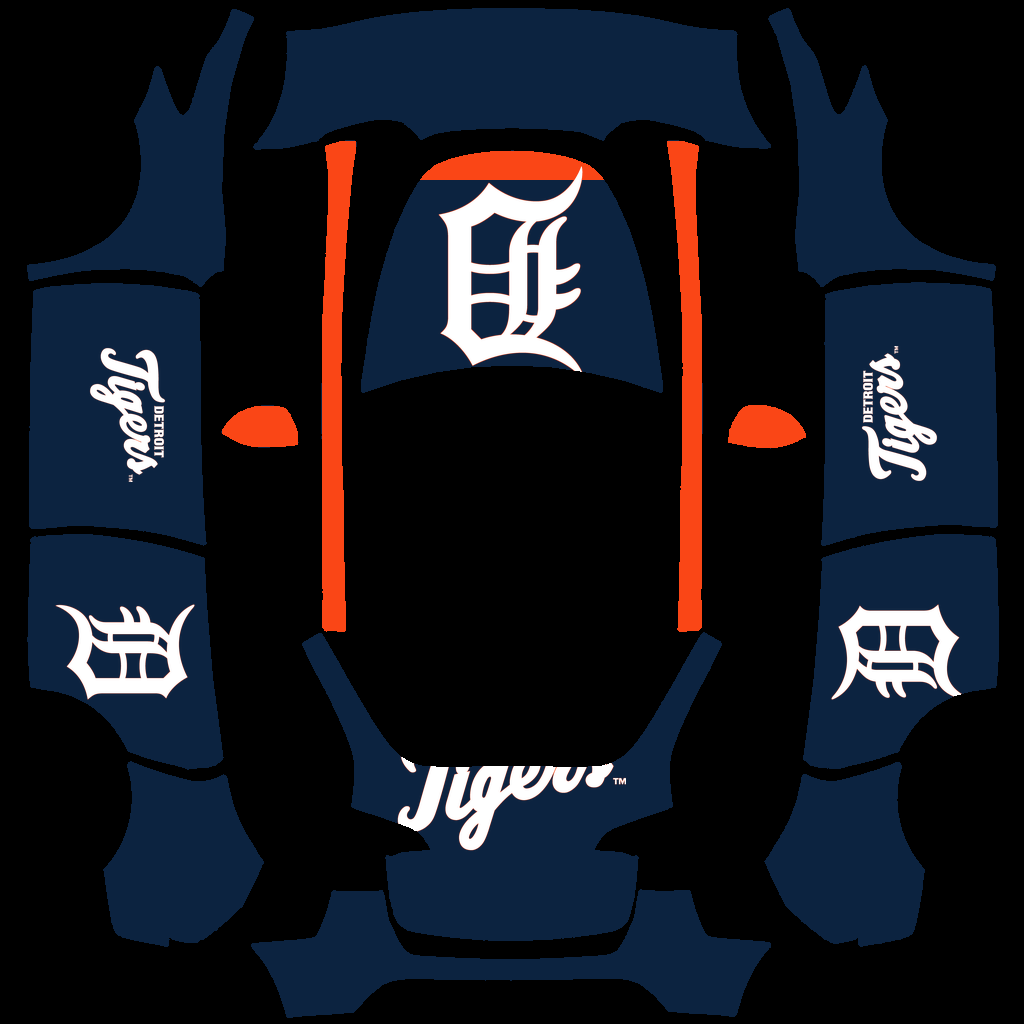 Detroit Tigers Paint Shop wrap
