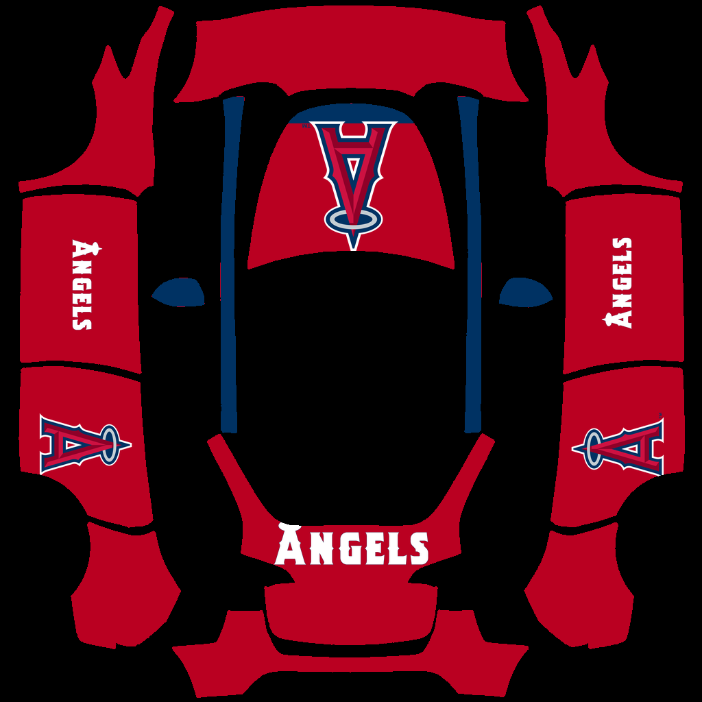 Los Angeles Angels Paint Shop wrap