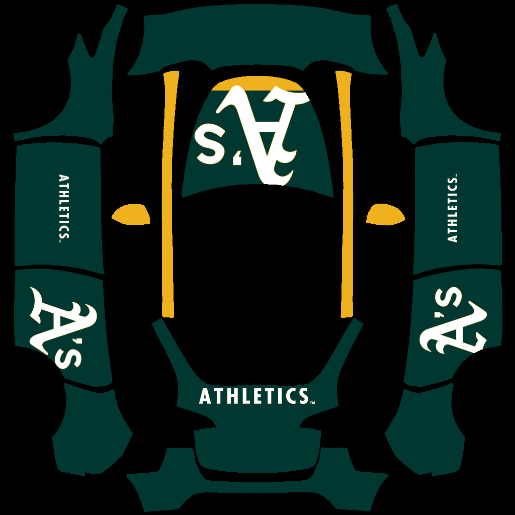 Oakland Athletics Paint Shop wrap