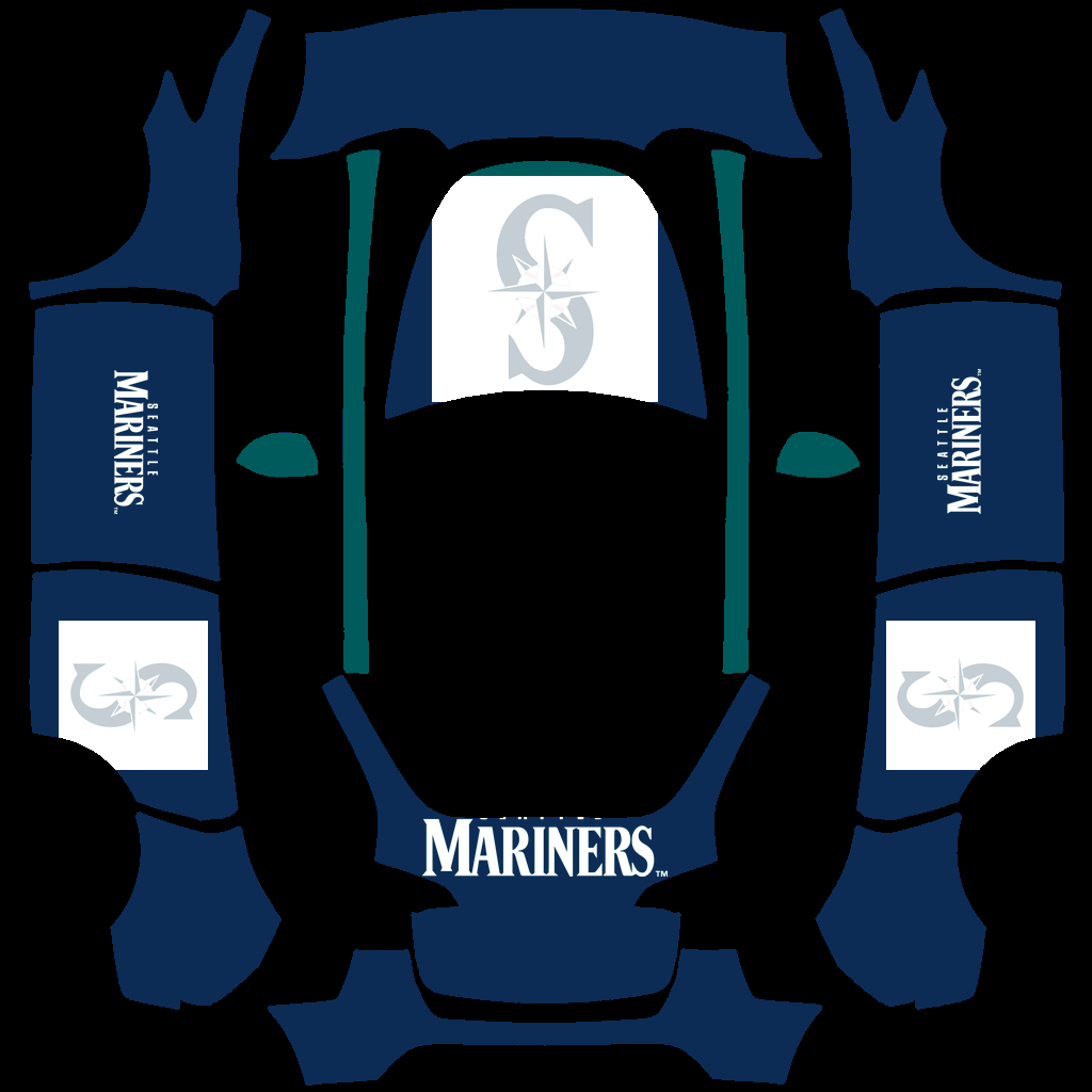 Seattle Mariners Paint Shop wrap