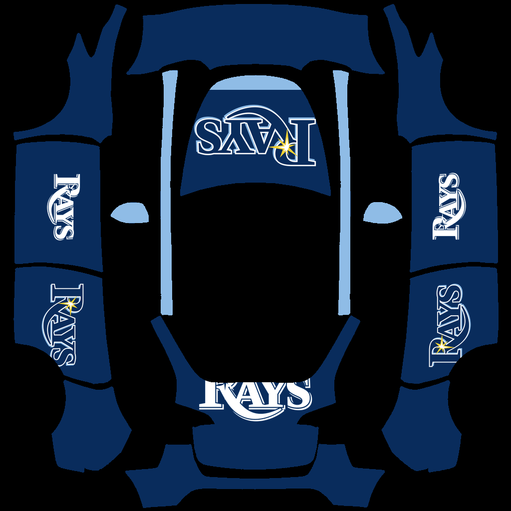 Tampa Bay Rays Paint Shop wrap