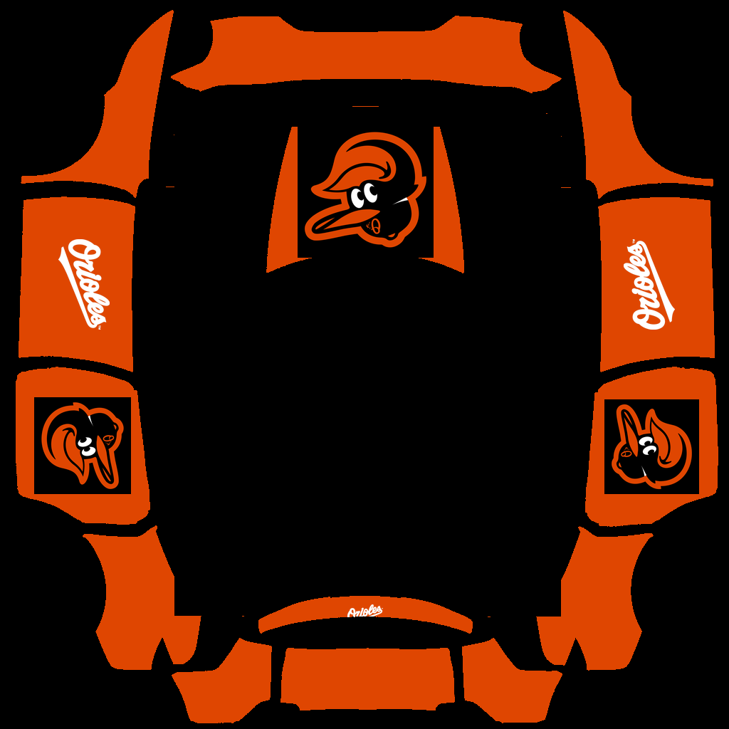 Baltimore Orioles Paint Shop wrap