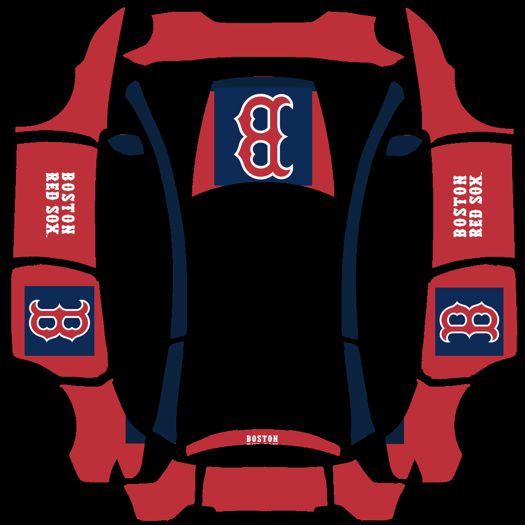 Boston Red Sox Paint Shop wrap