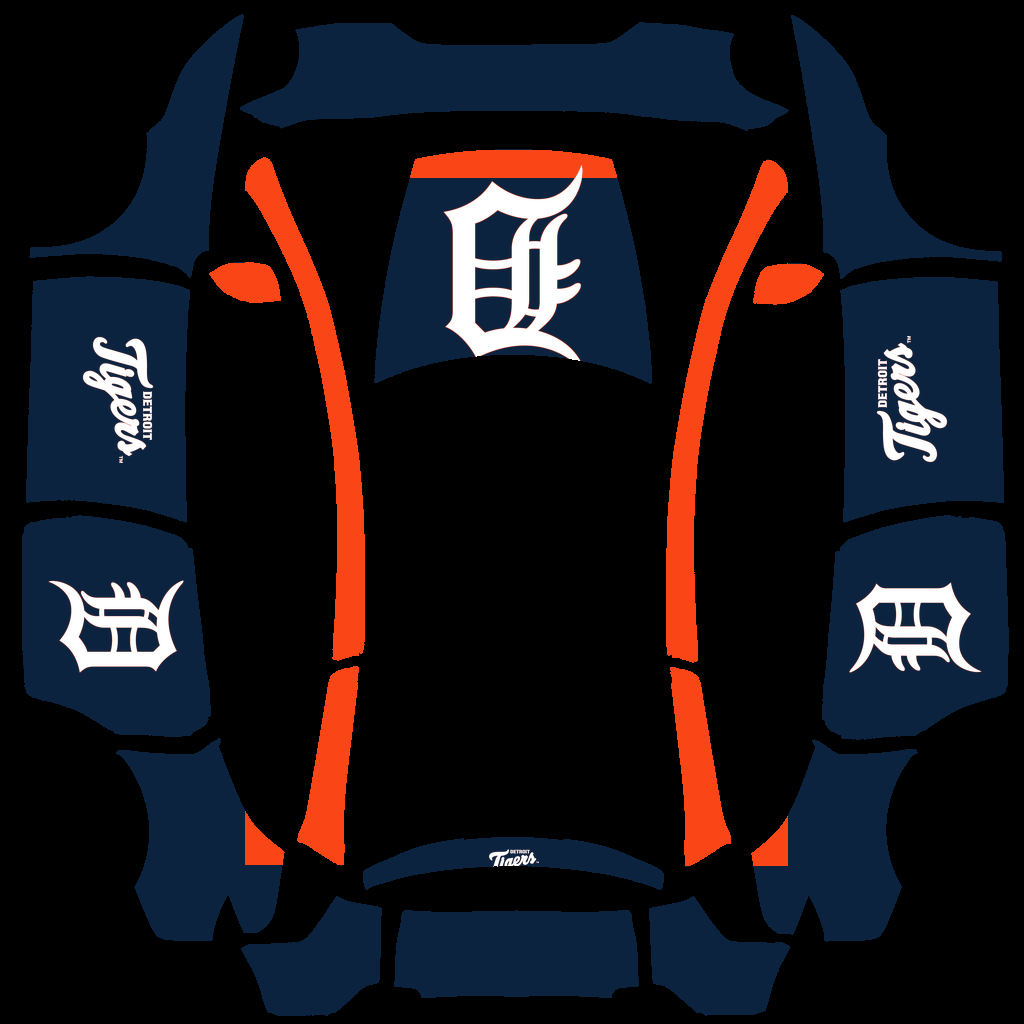 Detroit Tigers Paint Shop wrap