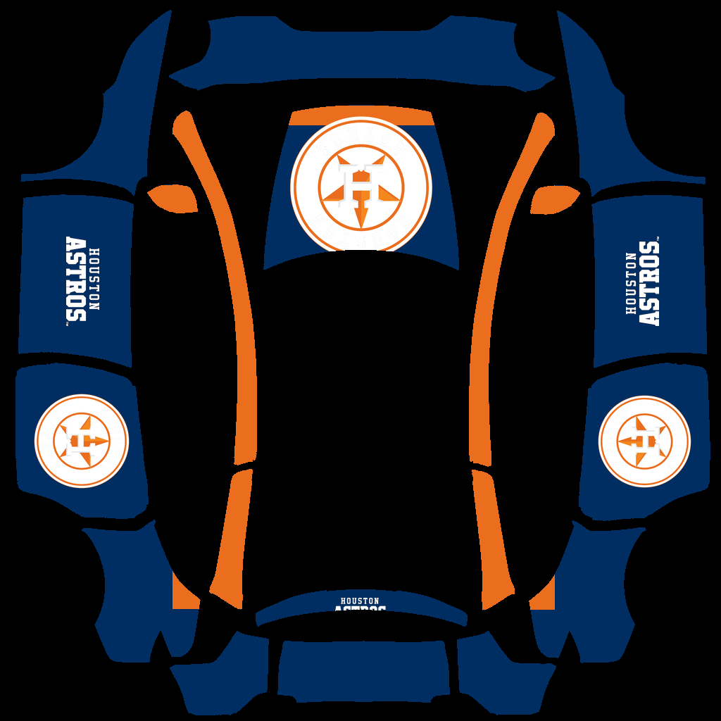 Houston Astros Paint Shop wrap